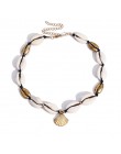 Artilady z muszli Cowrie choker sznur naszyjnika choker łańcuszek boho biżuteria dla kobiet dropshipping