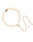 Artilady z muszli Cowrie choker sznur naszyjnika choker łańcuszek boho biżuteria dla kobiet dropshipping