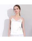 GAREMAY Sexy Silk Top kobiet szczupła Sexy koszulka bez rękawów kobiet podstawowe Camisole Halter Tank Top lato bluzki dla kobie