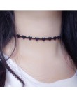 Serce Chokers moda Gothic Hollow czarne zamszowe koktajl fałszywy kołnierz chokers naszyjniki dla kobiet Bijoux 2018 Chokers