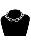 2019 Gothic Chunky choker łańcuszek naszyjnik Punk rock oświadczenie naszyjnik kobiety goth biżuteria w stylu Vintage collier fe