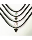 Gorąca sprzedaż retro gothic choker naszyjnik kołnierz punk czarny aksamitny zamsz kobiety krótki naszyjnik łańcuch biżuteria Bi