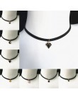 Gorąca sprzedaż retro gothic choker naszyjnik kołnierz punk czarny aksamitny zamsz kobiety krótki naszyjnik łańcuch biżuteria Bi