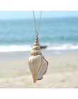 naszyjnik muszelki Czeski naturalny Sea Shell Cowrie naszyjnik dla kobiet Choker liny łańcuch srebrny powłoki złota Ocean naszyj