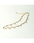 Nowy delicje Gold kolor łańcuch Tiny gwiazda Choker naszyjnik dla kobiet Bijou naszyjniki wisiorki proste Boho warstwy Chokers C