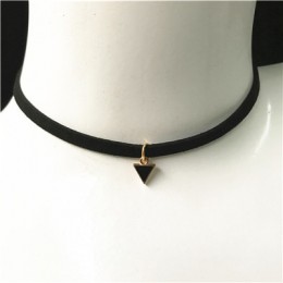 Gorąca sprzedaż retro gothic choker naszyjnik kołnierz punk czarny aksamitny zamsz kobiety krótki naszyjnik łańcuch biżuteria Bi