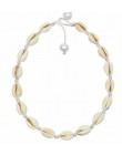 2018 boho hawajska na morze naszyjnik z muszelek Choker biżuteria czeski plaża Tassel naszyjnik Shell złoty łańcuch dla kobiet k