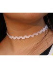 Nowy Gothic Punk Harajuku czarny aksamitny zamsz koronki kryształ trójkąt koło Choker naszyjnik dla kobiet biżuteria wielowarstw