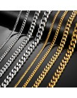 Davielsee mężczyzna naszyjnik łańcuch ze stali nierdzewnej złoto srebro czarny hurtownie 2018 naszyjnik dla mężczyzn biżuteria p