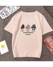 Nowa moda kobieta Tshirt wysokiej jakości litery druku z krótkim rękawem wokół szyi bawełna Tee shirt kobiety luźne kobieta T sh