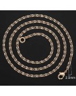 Spersonalizuj naszyjnik dla kobiet mężczyzn 585 różowe złoto wenecki ograniczenia ślimak ber Link naszyjnik łańcuszkowy moda biż