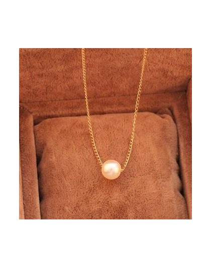 X3 gorąca sprzedaż elegancka dama moda wisiorek z imitacją perły naszyjniki dla kobiet zwięzłe łańcuszek do obojczyka naszyjniki