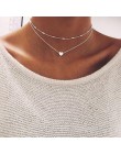 Nowa moda trendy biżuteria miedź choker wielowarstwowy naszyjnik prezent dla kobiet Boho warstwa seks Chokers naszyjnik łańcuch 