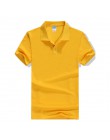 Nowy 2018 lato marka solidna koszulka Polo kobiet koszula Slim z krótkim rękawem camisa koszulka polo Polo femme kobiety na co d