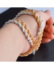 3 MM tytanu stali nierdzewnej srebrny złoty męska naszyjnik Twist Chain długie naszyjniki prezenty dla kobiet Collier biżuteria 