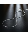 Stracić promocję pieniądze!!! gorąca sprzedaż srebrny naszyjnik łańcuchy 925 tłoczony biżuteria posrebrzane wąż łańcuch 2 MM 16-