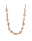 Terreau Kathy nowa gorąca sprzedaż Sea Shell Choker naszyjnik biżuteria czeski plaża Tassel naszyjnik powłoki łańcucha dla kobie