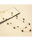 Placu dżetów złoty kobiet długi łańcuch sweter naszyjnik metalowy łańcuch moda biżuteria krzyż naszyjnik kobieta