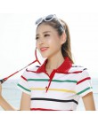 Plus rozmiar M-4XL 100% bawełna koszulka Polo kobiety lato Top Lady koszulka Polo w paski Raph koszula kobiet Polo Femme koszulk