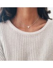 Nowe serce naszyjnik dla kobiet krótki łańcuszek serce gwiazda moda wisiorek naszyjnik etniczny naszyjnik choker w stylu boho Dr