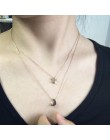 2018 nowy kobiety choker złoty srebrny gwiazda łańcuszek z sercem serce choker naszyjnik kolye bijoux collares mujer Collier fem