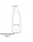 Szalony Feng moda symulowane Pearl Choker naszyjnik dla kobiet kolor srebrny łańcuch naszyjnik komunikat biżuteria Party prezent