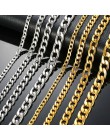 Łańcuszek ze stali nierdzewnej Link Chain naszyjniki dla mężczyzn mężczyzna Colar biżuteria 20-24 cali