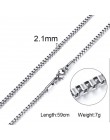 316L ze stali nierdzewnej kolor srebrny łańcuch dla mężczyzn dla kobiet włoski styl cienki 2mm 3.5mm 4mm 4.5mm 5mm naszyjniki
