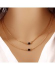 Nowa gorąca moda trendy biżuteria miedź choker wielowarstwowy naszyjnik prezent dla kobiet Boho warstwa Chokers Chokers dziewczy