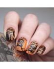 Urodził się dość plac szablon tłoczenia paznokci kot tygrys Leopard oko Manicure Nail Art obraz płyty Nail Art drukuj wzornik BP