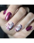 Urodzony dość płytki do tłoczenia paznokci kwiat geometria natura lakier do paznokci z serii szablon pieczęć obraz Manicure znac