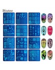 Biutee 6*6 cm plac tłoczniki do paznokci koronki kwiat wzór zwierząt Nail Art Stamp szablon tłoczenia obraz płyty szablony