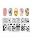 NICOLE pamiętnik tłoczniki do paznokci koronki kwiat wzór zwierząt Nail Art Stamp szablon tłoczenia obraz płyty szablon do pazno