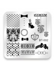 Biutee 6*6 cm plac tłoczniki do paznokci koronki kwiat wzór zwierząt Nail Art Stamp szablon tłoczenia obraz płyty szablony