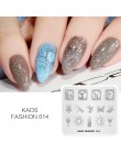 KADS New Arrival moda 014 do zdobienia paznokci Manicure szablon tłoczenia obraz płyty do stemplowania paznokci druku wzornik