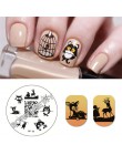 Urodził się dość plac szablon tłoczenia paznokci kot tygrys Leopard oko Manicure Nail Art obraz płyty Nail Art drukuj wzornik BP