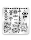 Biutee 6*6 cm plac tłoczniki do paznokci koronki kwiat wzór zwierząt Nail Art Stamp szablon tłoczenia obraz płyty szablony