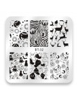 Biutee 6*6 cm plac tłoczniki do paznokci koronki kwiat wzór zwierząt Nail Art Stamp szablon tłoczenia obraz płyty szablony