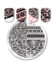 Urodził się dość plac szablon tłoczenia paznokci kot tygrys Leopard oko Manicure Nail Art obraz płyty Nail Art drukuj wzornik BP