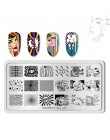 Urodzony dość paznokci tłoczenia płyty prostokąt piękno wielu stylów Nail Art Stamp obraz szablon szablony artysta Manicure