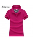 Kobiety bawełna camisa koszulka polo z krótkim rękawem moda zwykły koszule top polo femme na co dzień koszulka polo 180g bawełni