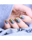 1 Pc 12*6 cm prostokąt płytka do stemplowania linia kwiat zwierząt wzór Manicure Nail Art płyta z pieczątkami L034