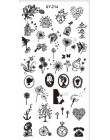 1 sztuk 32 wzory paznokci tłoczenia płyty koronka/kwiat/zwierząt/Dream Catcher wzór szablony dla polski lakier do paznokci piecz