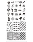 1 sztuk 32 wzory paznokci tłoczenia płyty koronka/kwiat/zwierząt/Dream Catcher wzór szablony dla polski lakier do paznokci piecz