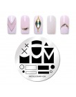 NICOLE pamiętnik do paznokci ze stali nierdzewnej tłoczenia płyty kwiaty Nail Art DIY projekt paznokci obraz płyty wzornik akces