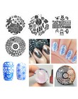 Bittb Nail Art Stamper płyty kwiat wzór zwierząt Nail Stampping szablon obraz płyta szablon do paznokci projekt zestawy akcesori