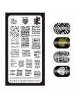 1 sztuka Nail Art Stamp obraz tłoczenia płyty angielski list wzór szablon do Manicure płyty DIY polski wzornik narzędzia do pazn