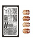 1 sztuka Nail Art Stamp obraz tłoczenia płyty angielski list wzór szablon do Manicure płyty DIY polski wzornik narzędzia do pazn