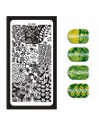 1 sztuka Nail Art Stamp obraz tłoczenia płyty angielski list wzór szablon do Manicure płyty DIY polski wzornik narzędzia do pazn