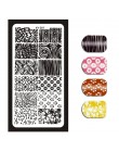 1 sztuka Nail Art Stamp obraz tłoczenia płyty angielski list wzór szablon do Manicure płyty DIY polski wzornik narzędzia do pazn